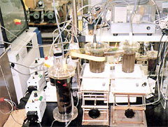 膜分離活性汚泥処理実験装置
