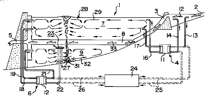 ダム湖の水温制御方法 概要図