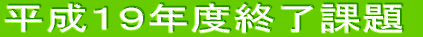 H19年度