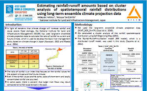 Estimating rainfall-runoff amounts based on cluster analysis of spatiotemporal rainfall distributions using long-term ensemble climate projection data DepartmentRiver CategoryResearch Update2025.7.24 NoteHomepage of Water Cycle Division