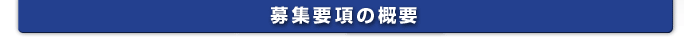 募集要項の概要