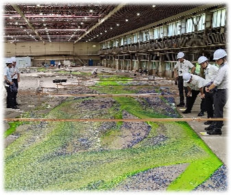 リアル空間の河川の実験場