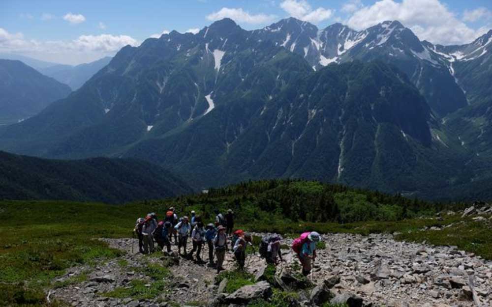 近代登山にみる歴史的風致（登山風景）