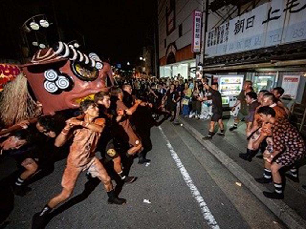 大胡暴れ獅子の厄払い