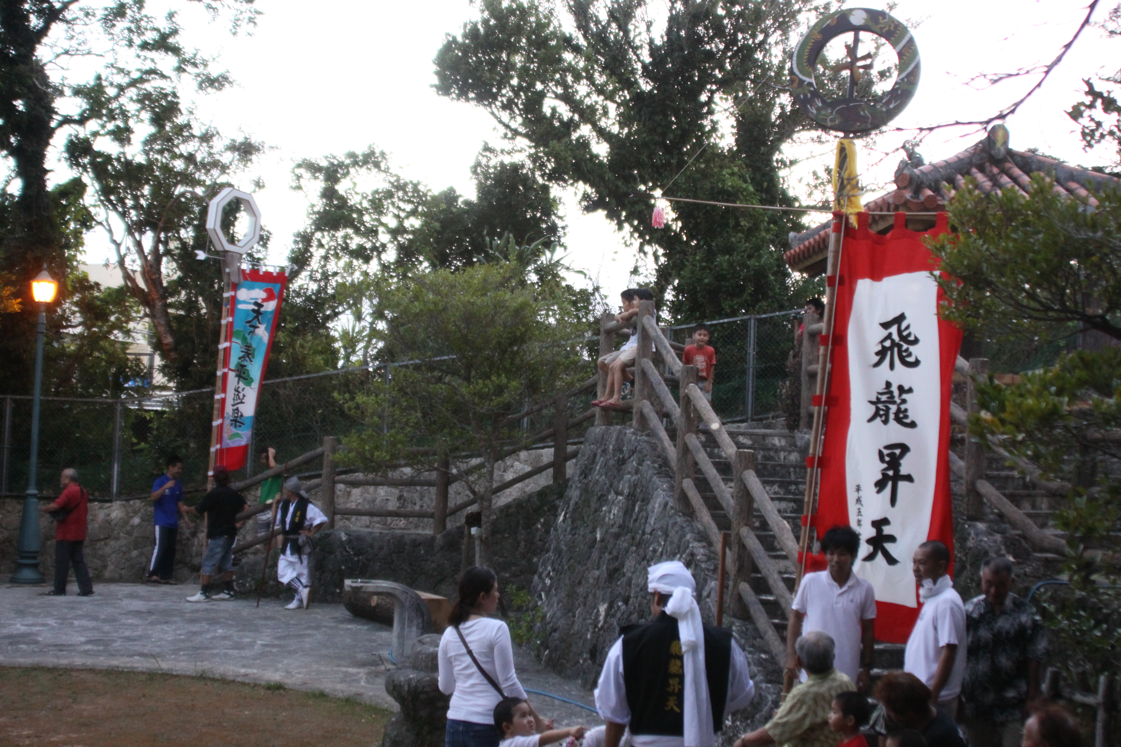 旧歴の年頭に執り行われる集落祭祀