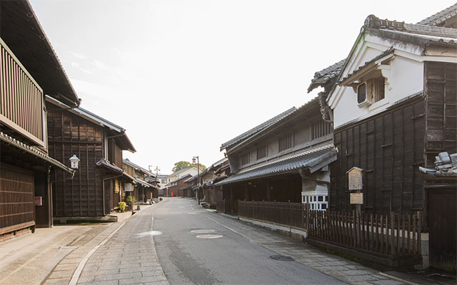 有松の町並み