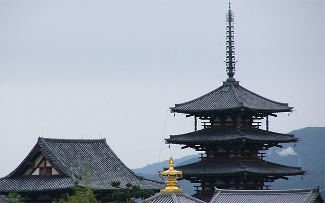 法隆寺（遠景）