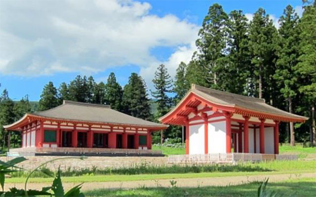 史跡慧日寺跡復元金堂にて～ともし火と仏教声明の夕べ～