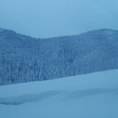 厳冬の八ヶ岳山麓